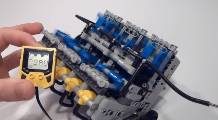 LEGO V10 engine