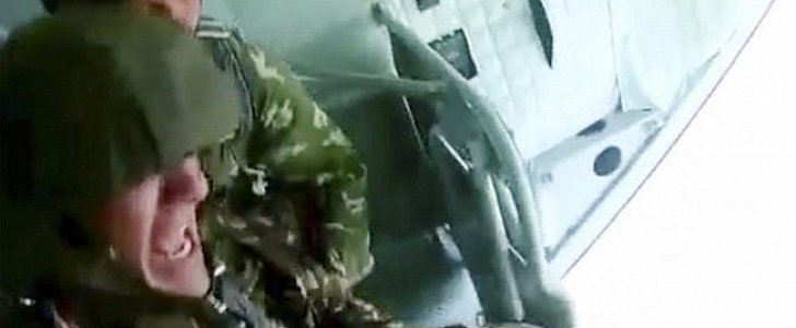 Cadet paratrooper causes a scene before first jump, is thrown out
