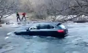 Watch a Porsche Cayenne Drown in a River as Driver Fails to Understand Offroading <span>· Video</span>  <span>· Updated</span>