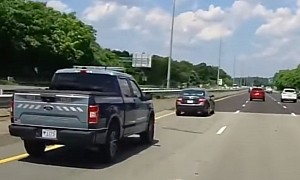 Watch a State Trooper Pull a Reverse UNO Card on Left Lane Camper on the Highway