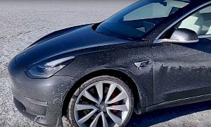 Watch a Tesla Model 3 Have a Scary Spin at 130 MPH on Salt Flats
