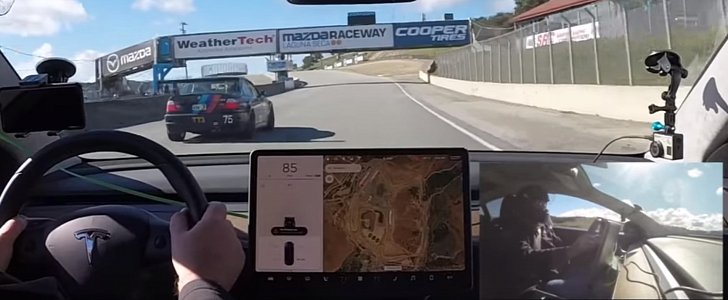 Tesla Model 3 track day