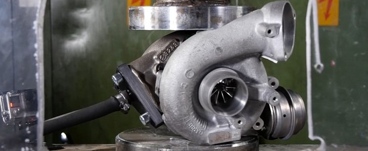 Turbocharger vs. hydraulic press