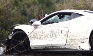 Watch a Twin-Turbo Ferrari 458 before and after Being Totaled