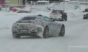 Watch an AMG GT (C190) Powerslide Cheerfully On Snow
