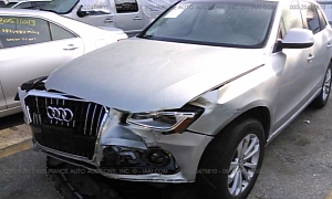 Watch an Audi Q5 Wreck Being Fixed by Russian Auto Mechanic