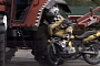 Watch and Learn: Motorcycle vs Tractor Crash Test