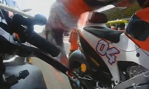 Watch Andreea Dovizioso Swapping Bikes in Less than a Second