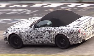 Watch BMW'S Z5 Roadster Tearing It Up on the Nurburgring. The M4 Makes a Cameo