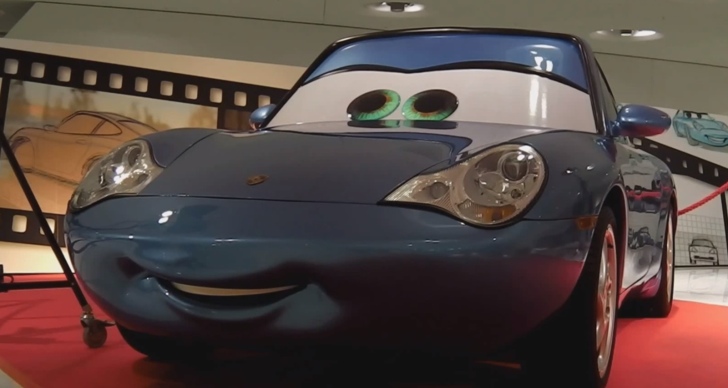 Watch Cars' Sally Carrera 911 Being Displayed at the Porsche Museum.