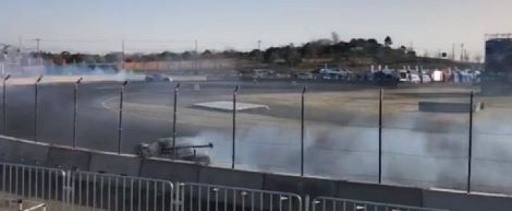 Daigo Saito Corvette drifting crash