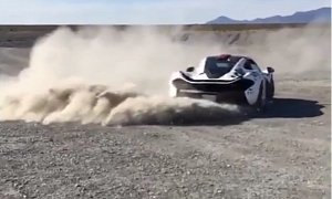 Watch Deadmau5 Doing Donuts in the Desert with His McLaren P1 – Video