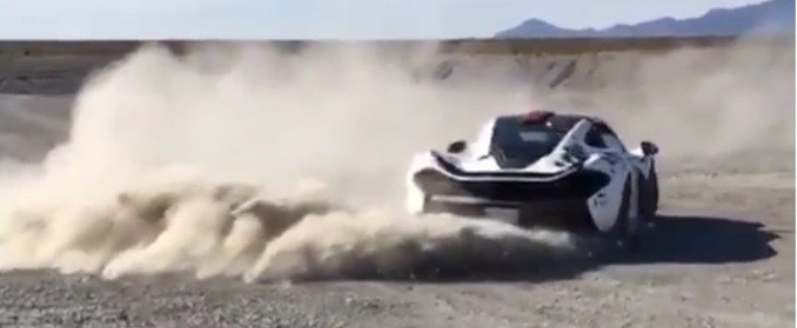 Watch Deadmau5 Doing Donuts in the Desert with His McLaren P1