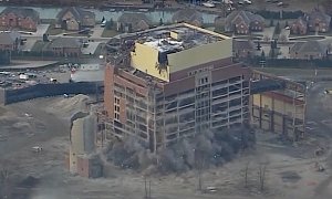 Watch Detroit Power Plant Get Blown Up to Make Room for Jeep Facility