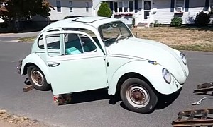 Watch Garage-Abandoned 1965 Volkswagen Beetle Roar to Life for the First Time in Years