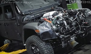 Watch Hennessey Gift the Jeep Gladiator With a Hellcat V8 Engine Swap