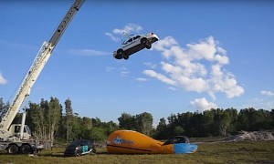 Watch How a Crown Vic Helps a smart Do a Triple Flair
