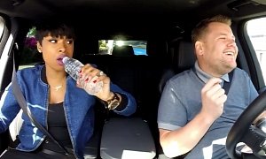 Jennifer Hudson Sings Her Order at a Drive-Thru in James Corden’s Carpool Gig
