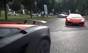 Watch Lamborghinis Take Over the UK in 50th Anniversary Tour
