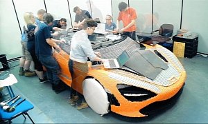 Watch: McLaren 720S Made from 280,000 Lego Bricks in One Minute