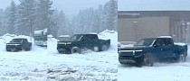 Watch One of Rivian's Executives Playing in the Snow With His R1T, Drift Mode FTW
