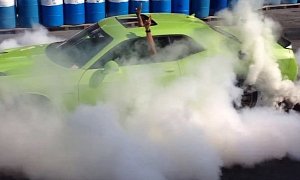 Watch Ralph Gilles Pull a Monster Burnout in the 2015 Dodge Challenger SRT Hellcat