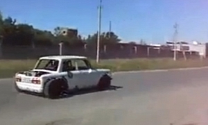 Watch Russian Driver Slide Bespoke Drift Machine
