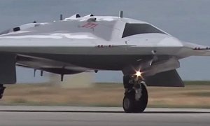 Watch Russian Hunter Combat Drone Take Flight, Out for Reaper Blood