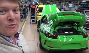 Watch: Shmee150's Gelbgrün 2018 Porsche 911 GT3 Being Built in Zuffenhausen