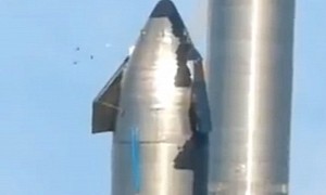 Watch Starship's Heat Shield Mildly Disintegrate During Pressure Test