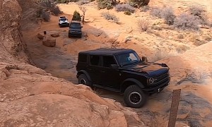Watch Stock Ford Bronco Crawling the Poison Spider Trail Like a Pro