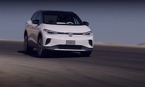 Watch Tanner Foust Hoon the Volkswagen ID.4 on Willow Springs Racetrack