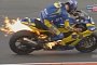 Watch Taylor Mackenzie Jumping Off a Bike Engulfed in Flames in British Superbike