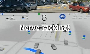 Watch Tesla FSD V12.3 Perform a Nerve-Racking Unprotected Left Turn Across Multiple Lanes