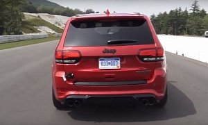Watch the 2018 Jeep Grand Cherokee Trackhawk Doing a Launch Control 0-60 MPH Run
