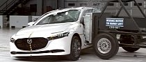 Watch the 2020 Mazda3 Getting Smashed by the IIHS and Earning a Top Safety Pick