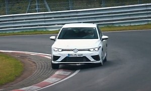 Watch the 2021 Volkswagen Golf R Go for Hard Camo-Free Nordschleife Laps