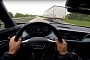 Watch the 2022 Audi e-tron GT Hit 154 MPH Top Speed on Busy Autobahn