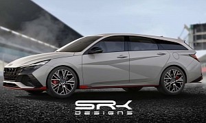 Watch the 2022 Hyundai Elantra N SW Come to Life in Photoshop