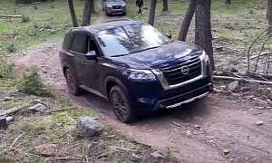 Watch the 2022 Nissan Pathfinder Try to Prove Its Worth Off-Road