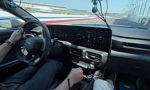 Watch the 2024 Ford Mustang Dark Horse Clock 130 MPH at Charlotte Motor Speedway