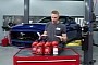 Watch the 2024 Ford Mustang Get an Oil Change, Coyote V8 Engine Takes 10 Quarts of 5W-30