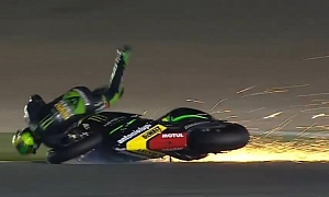 Watch the Best MotoGP Crashes in Qatar
