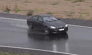 Watch the BMW M6 Gran Coupe Do Ballet on a Closed Track