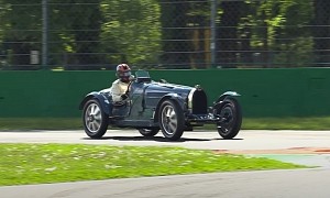 Watch the Extremely Rare 1931 Bugatti Type 51 Flex Its Supercharged Straight-8 at Monza