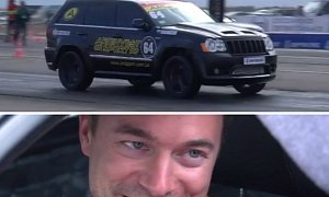 Watch the Fastest Jeep Grand Cherokee SRT8 in Europe Pull an Amazing Quarter Mile