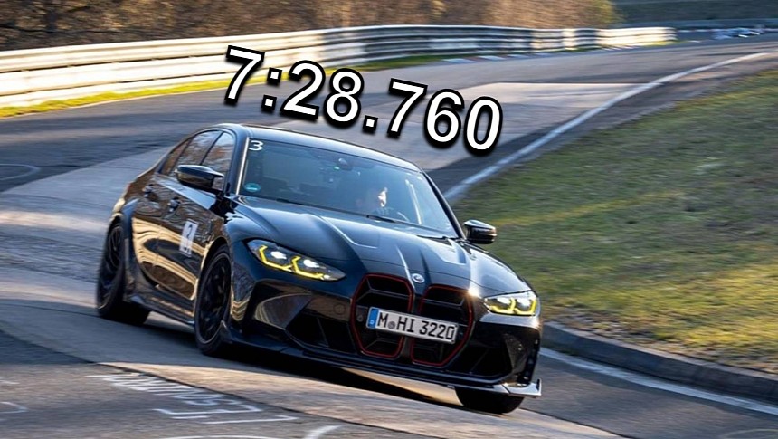 G80 BMW M3 CS Nurburgring Hot Lap (7 Minutes 28 Seconds)