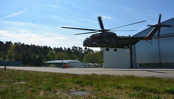 DLR conducted noise reduction tests using a CH-53G
