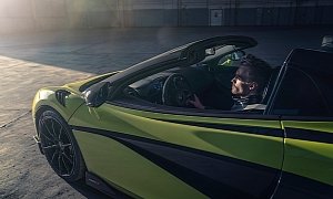 Watch the McLaren 600LT Spider Take the Roof Down and Spit Fire