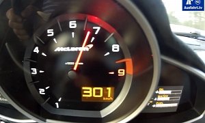 Watch the McLaren 650S Hit 300 KM/H Faster than Lickety-Split